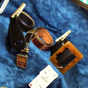 Lot of 3 women’s belts!